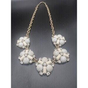 J. Crew Snowflake Statement Necklace
